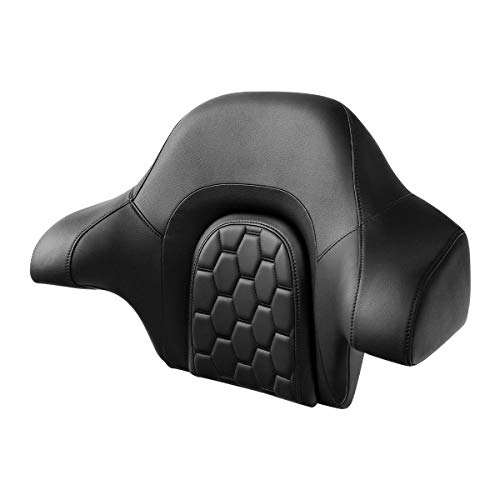 C.C. RIDER Wrap Around King Tour Trunk Backrest fit for Harley Touring Road King Street Glide Road Glide Electra Glide 2014-2024 - color: Passenger Backrest 23#Black
