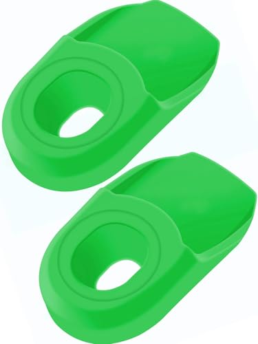 Bike Crank Boot Protectors MTB Arm Protectors for Bicycle Cranks Anti-Friction Rubber for Mountain,Road Bike-1 Pairs - color: Dark Green-1 Pairs
