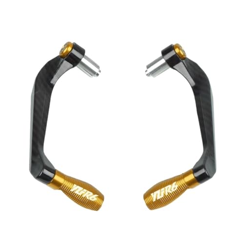 Handlebar Protector for Y&amaha YZF R6 YZFR6 1999-2023 2022 2021 2020 2019 2018 2017 2016 2015 2014 Motorcycle Brake Clutch Levers Guard Protector - color: G YZFR6