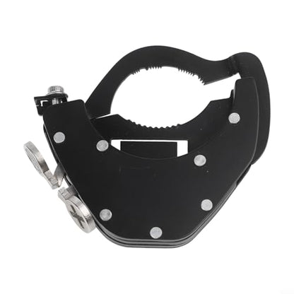 Stainless Steel Motorcycle Throttle Clip Cruise Control System Thumb Activated Lock for Most Bike Handlebar Accelerator Pipe Black(Bottom at the bottom) - size: Bottom at the bottom
