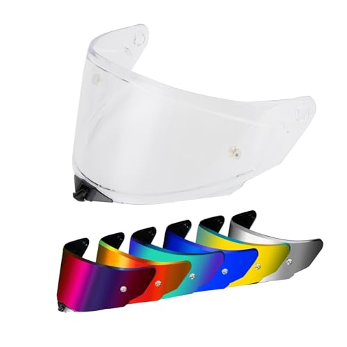 PSLER TT-Revo Visor - TT Revo Helmet Tinted Visor Face Shield Replacement for TT-Revo,Transparent - color: Transparent