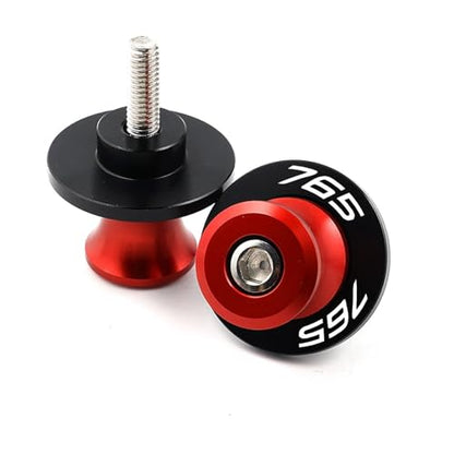 Swingarm Spools, Compatible With Triumph Street Triple 765 RS S R 765RS 765R 675 Motorcycle Swingarm Spools Sliders Stand Screw(Grey-765)