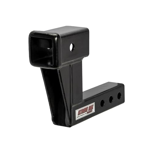 EXTAI Extreme Max 5001.6512 Solid Shank Receiver Extension - 6" Rise, Includes Two Hitch Pins - size: 6" Rise