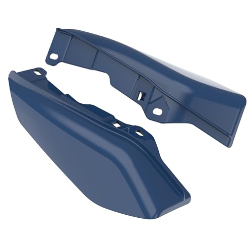 Mid Frame Air Deflectors Heat Shield Fit for Harley Touring 2009-2026 Billiard Blue - color: Billiard Blue