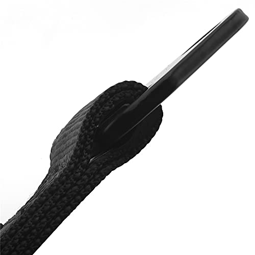 RASTP Limit Strap, Premium Quad Wrap Limit Strap Car Hauler Axle Straps Truck Wrecker Wheel Tie Down Strap with 10,000 Lb Webbing Strength (16 Inch,Black) - color: Black, size: 16 Inch