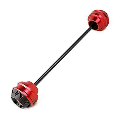 For Ducati For Monster 1200 821 2014 2015/2016/2017/2018/2019 For 1200 R S Motorcycle Front Axle Slider Wheel Fork Crash Protector Crash Protector(Red) - color: Red