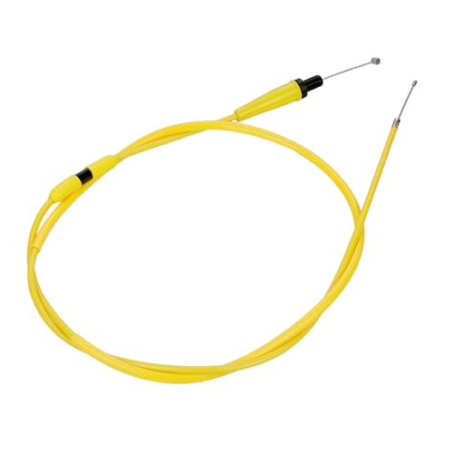 Motorcycle Twist Throttle 7/8" 22mm with Handle Grip Throttle Cable CNC Assembly Universal for 150 200 250 EXC XC XCW XCF XCFW EXCF EXCR XCRW Dirt Pit Bike ATV Mini Bike Gold - color: gold
