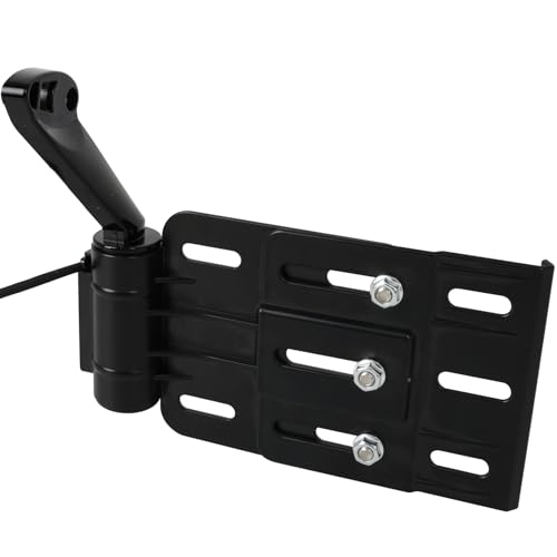 Rear Side License Plate Bracket Holder w/LED Light for Harley Sportster XL883, XL1200, Dyna Low Rider FXDLS, Street Bob FXDB 2004-2020 Black - color: Style A-Black