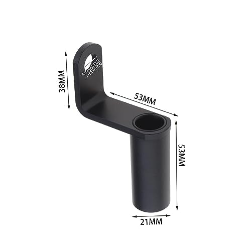 The Lord of the Tools 2PCS Motorcycle Rear View Mirror Mount Holder Light Bar Mount Handlebar Extender for External Headlights USB Charger Cell Phone Support GPS Aluminium Alloy