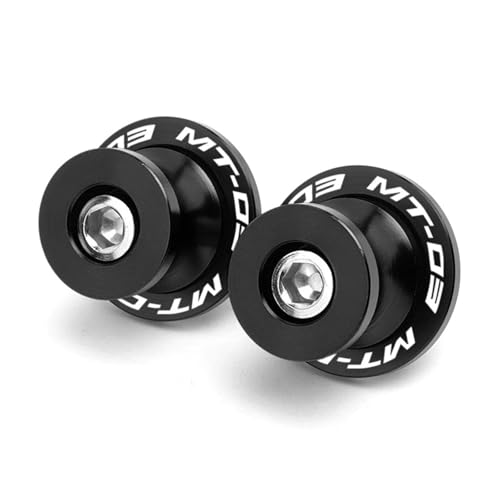 Rear Stand Frame Sliders for Yamaha MT03 MT10 MT-09 2014-2025 Motorcycle Accessories Swingarm Spools Sliders Stand Screws 6MM Swing Arm Bolts(MT03 Black) - color: MT03 Black