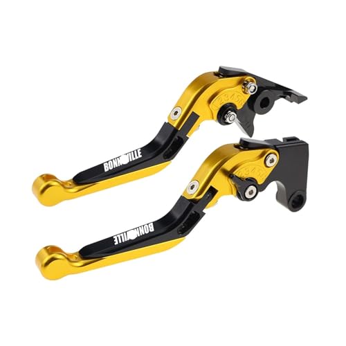 Motorcycle Clutch Brake Lever Handle for Bonneville T120 T100 2016-2022 Adjustable Clutch Handles for Bonneville Bobber 2017-2022 Folding Extendable Brake Levers