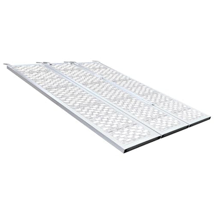 Heavy Duty ATV Ramp 77" x 54" Aluminum Folding Loading Ramp 1500 LB Capacity ATV UTV Motorcycle Ramp for Dirt Bike Tractor Lawn Mower Snow Blower Pickup Truck Cargo Trailer