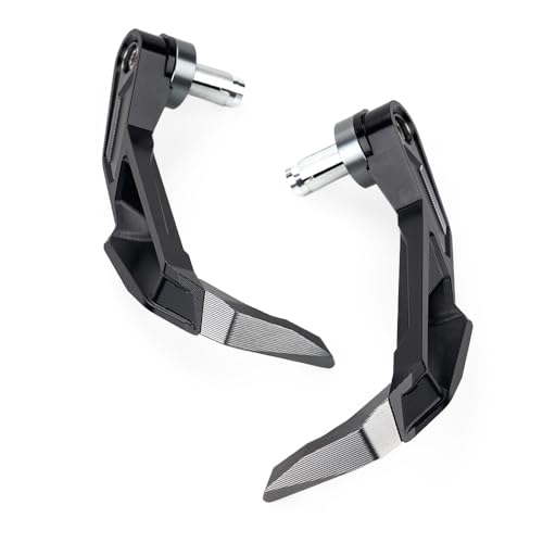 CNC Motorcycle Handguards Compatible with CBR 600RR 1000RR 929RR 900RR 1100X CBR600RR CBR1000RR CBR250RR Brake Clutch Lever Guards Protector Accessories (Grey) - color: Gray