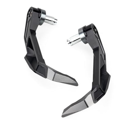 CNC Motorcycle Handguards Compatible with CBR 600RR 1000RR 929RR 900RR 1100X CBR600RR CBR1000RR CBR250RR Brake Clutch Lever Guards Protector Accessories (Grey) - color: Gray