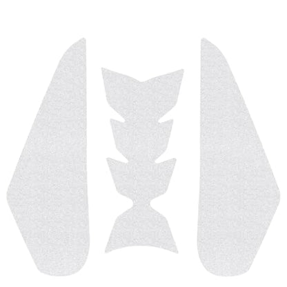 Accessories Compatible with KA&WA&SA&KI NINJA500 Ninja 500 Z500 Z500 2023 2024 2025 Side Fuel Tank Pads Protector Stickers Decal Gas Knee Grip Traction Pad Side Sticker (Clear) - color: Clear