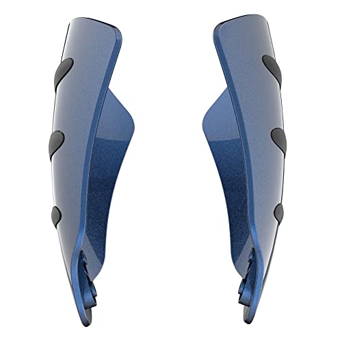 US Stock Advanblack Color Matched Hand Guard For Harley Touring & Softails - color: Big Blue Pearl