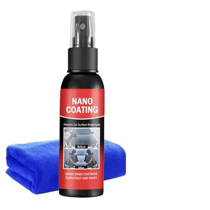 Car Coating Spray - 100ml Multipurpose Cleaning Agent - Car Paint Coating Spray for Bike Tractor Truck Boat Vehicles Pickup Motorcycle