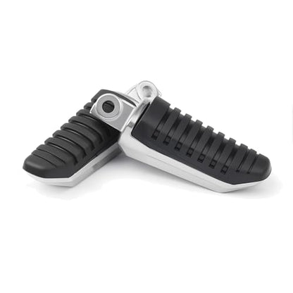 Motorcycle Footpegs, Front & Rear Foot Rest Foot Peg Footrests Black fits for Suzuki DL650 V-Strom 650 GSX1300R 2008-2012 - color: Black#Suzuki#Front+Rear
