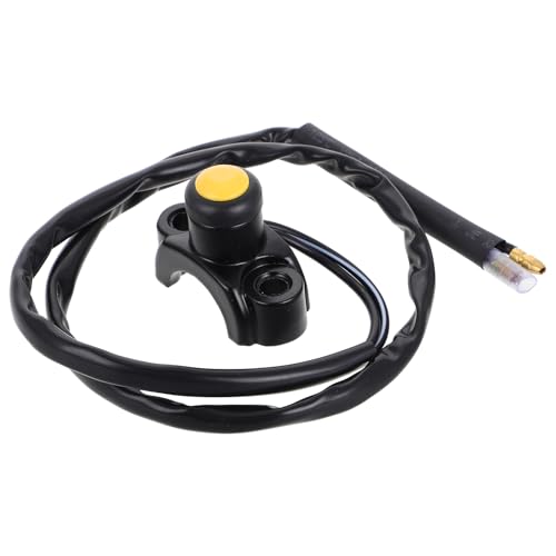 Alipis Motorcycle Handlebar Kill Switch and Auxiliary Light Control Button Waterproof Universal for Dirt Bike Off-Road Use