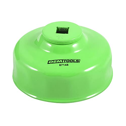 OEMTOOLS 87148 80 mm 15 Flute Oil Filter Wrench, Economy Oil Filter Cap Wrench, Oil Cap Filter Wrench Prevents Slippage and Stripping, Oil Change Tools - style: 80 mm 15 Flute
