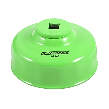 OEMTOOLS 87148 80 mm 15 Flute Oil Filter Wrench, Economy Oil Filter Cap Wrench, Oil Cap Filter Wrench Prevents Slippage and Stripping, Oil Change Tools - style: 80 mm 15 Flute