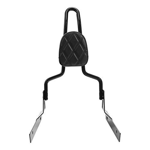 TCT-MOTORPARTS Black Detachable Passenger Backrest Sissy Bar Fits for Harley Dyna Street Bob 2006-2017