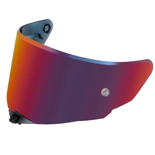 PSLER TT-Revo Visor - TT Revo Helmet Tinted Visor Face Shield Replacement for TT-Revo,Blue Purplish Red - color: Blue Purplish Red