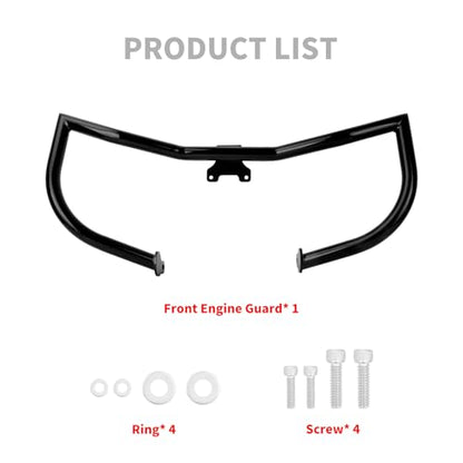 Motorcycle Crash Bar Engine Guard Highway Crash Bar Fit for Harley Touring Street Glide Road Glide Road King Electra Glide Ultra (E- Engine Guard for 14-22 Touring) - size: E- Engine Guard For 14-22 Touring