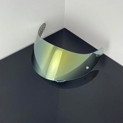 902 Helmet Visor Replacement,Motorcycle Helmet Face Shield for ILM 902,902L,902BT (Revo Clear Gold-Day&Night Use) - color: Revo Clear Gold-day&night Use