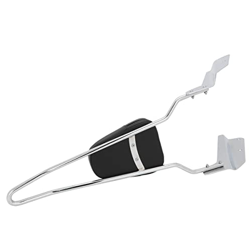 Passenger Backrest Pad Tall Sissy Bar for Honda VTX 1300 1800 VTX1300 VTX1800 N R S T 2002-2009, Chrome