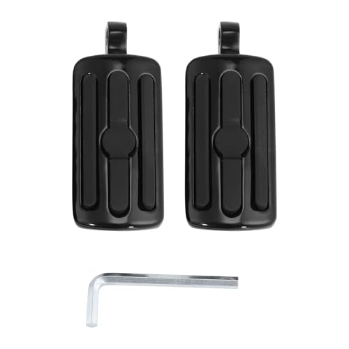 TCMT 10mm High Way Foot Pegs Rests Mount Fits For Harley Davidson Touring Sportster Dyna - color: Black, size: Stype C