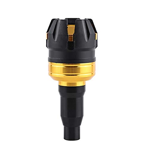 Motorcycle Frame Slider, Durable Gold Aluminum Crash Protector Universal Fit for Street Track and Daily Commuting Riders, Fall Prevention for Urban Riders, Track Enthusiasts, Daily Commuters