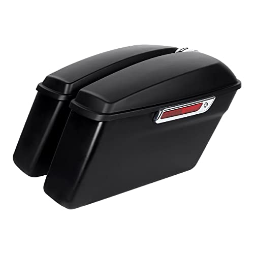 HR3 Black Denim Hard Saddlebags Compatible with 2017&2022 Street Glide Special FLHXS Road Glide Special FLTRXS 2018 Road Glide FLTRX (Replace for OEM) Fit for 2014-2023 Harley Touring Models - color: Black Denim