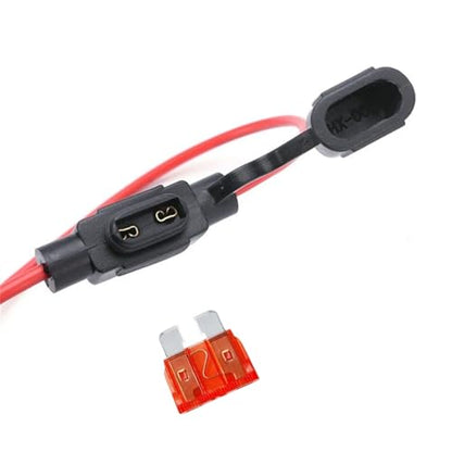 12Pcs Inline Fuse Holder Standard ATC ATO Add-a-Circuit Car Fuse Holder TAP Adapter 10A Blade Automotive Fuse Holder for Automotive Marine CFH-ILATO-PT10A - color: CFH-ILATO-PT10A