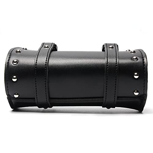 Motorbike Fork Bag PU Leather Handlebar Bag Waterproof Motorbike Saddle Bags Motorcycle Accessories