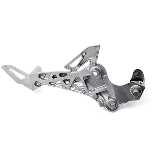 Minho Motorcycle Left Side Footpegs Pedal Footrest Assembly Fit for Honda Grom Msx125 SF 2016-2020 Parts - size: Silver Left