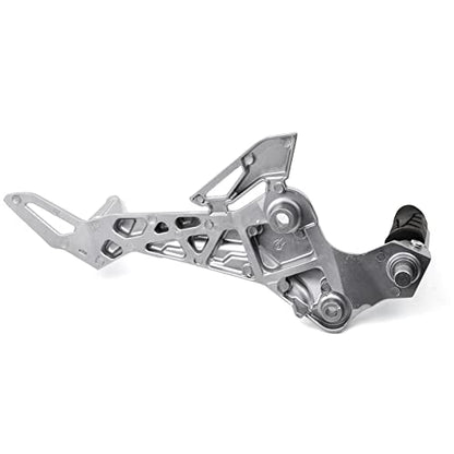 Minho Motorcycle Left Side Footpegs Pedal Footrest Assembly Fit for Honda Grom Msx125 SF 2016-2020 Parts - size: Silver Left