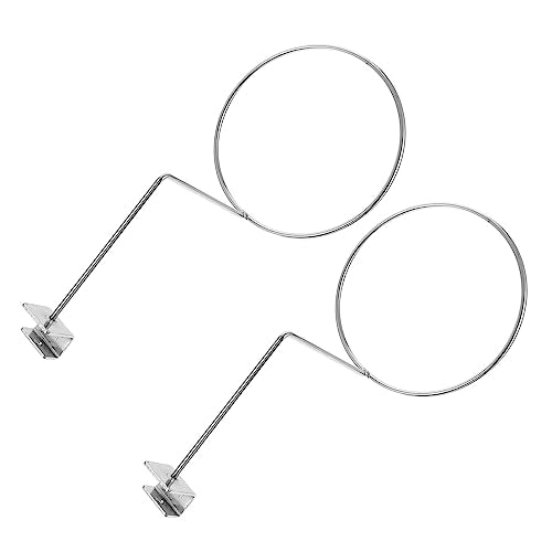 iplusmile 2pcs Hat Rack Closet Hooks for Wall Jacket Hooks Helmet Storage Holder Hats Holder Rack Helmet Hanger Multipurpose Hanger Storage Rack White Wall-Mounted Motorcycle Steel