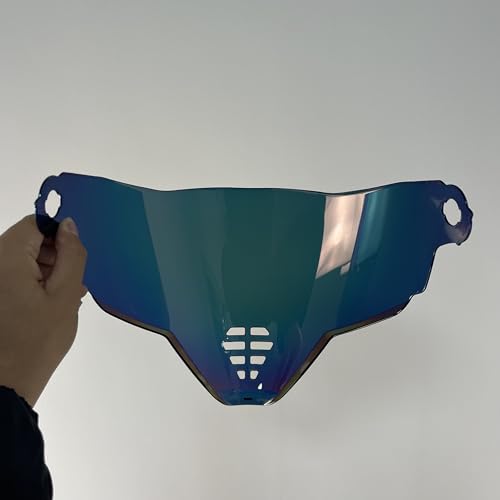 YMTSGEA Airflite Helmet Visor Replacement for IC-06.Motorcycle Helmet Shield Windshield Sunshield PC Lens UV Protection Compatible with Airflite IC-06 (Revo Deep Red) - color: Revo Deep Red