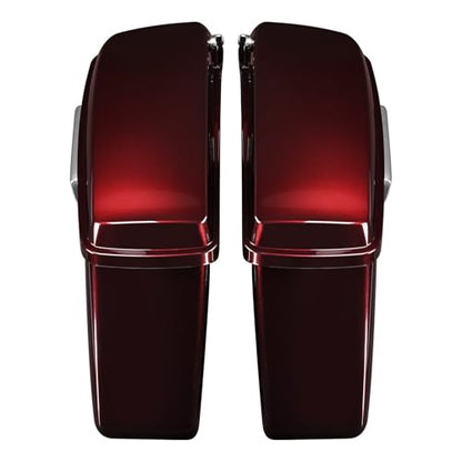 HR3 Twisted Cherry Hard Saddlebags Compatible with 2018-2019 Road Glide FLTRX 2018 Street Glide Special FLHXS Ultra Limited FLHTK Ultra Limited Low FLHTKL - color: Twisted Cherry