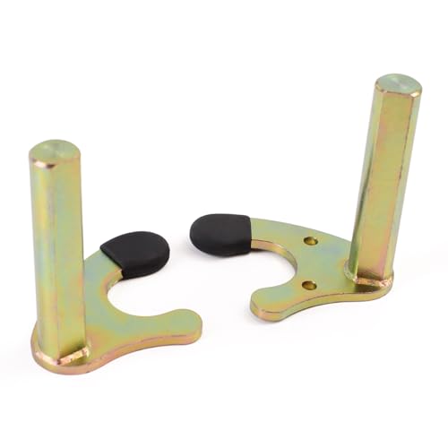 Motorcycle Rear Wheel Lift Stands Frame Accessories Swingarm Spool Lift Stand Paddock Stands Attachment U-Shape Rear Wheel Stand with Anti-Slip Rubber Protecotor (Round Tube) - size: Round Tube