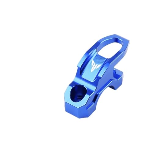Motorcycle CNC Aluminum Brake Master Cylinder Holder Clamp Bracket Bag Hook Helmet Hanger Compatible with MT 03 07 09 MT-07 MT-09 - size: Blue