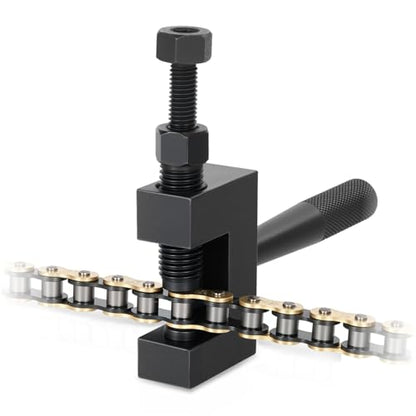 DYC Professional Chain Breaker Tool 420–530 with 2 Replaceable Cutting Pins & Hex Key, Fits 40/410/415/420/428/50/520/525/530 Roller Chain for Motorcycle/ATV/Mini Bike/Pit Bike/Dirt Bike & Go Kart - size: PRO Chain Breaker 420-530