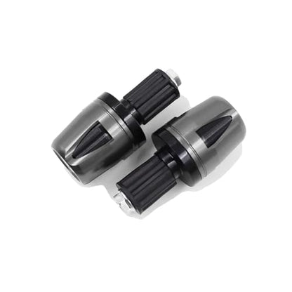 Motorcycle Handlebar Protector Frame Slider Handlebars Grips Bar Ends Universal 7/8" Vibration Heavy Weights Plug Handle Sliders For Dirt Bike(GRAY) - color: GRAY