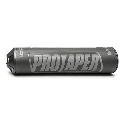 Motorcycle Handlebar Pad Universal Powerspor Long Round Chest Sponge Pad for ATVs Dirt Pit Bike Compatible with Motorcross UTV (Black Grey)