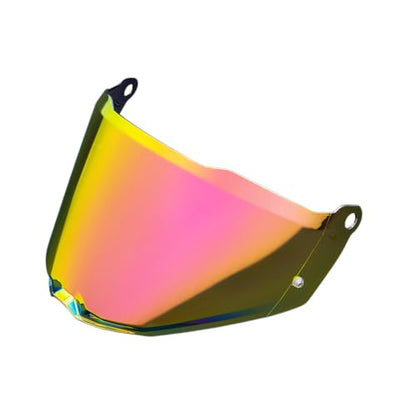 Blaze 2 Helmet Visor Replacement.Blaze 2 Outer Face Shield UV Protection Compatible with Blaze 2,Pioneer 2,MX702 (Revo Pink Gold-Day Use Only) - color: Revo Pink Gold-day Use Only