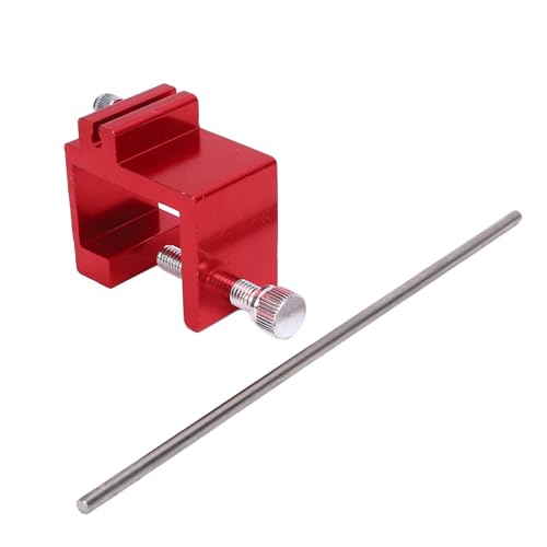Motorcycle Chain Alignment Tool Precise Alignment Optimum Performance Aluminum Alloy 08-0048 Universal for Motorcycles ATVs Black (Red) - color: Red