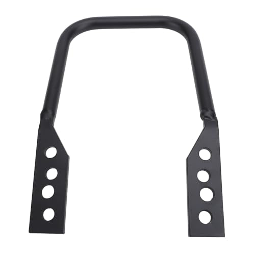 Motorcycle GPS Phone Navigation Bracket, 12mm Iron Tubing Construction Motorcycle GPS Navigation Mount Bracket, Front Bar Phone Holder with Adjustable Height Holes for