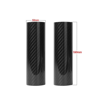 Fit for Most Motorcycle 160-260MM Carbon Fiber Adjustable Front Fork Shock Guard Protector for KTM Honda YAM&AHA SUZ&UKI (Length:160MM) - size: Length:160MM