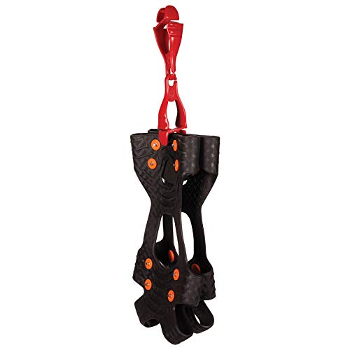 Ergodyne Squids 3400 Glove Clip Holder with Dual Clips,Red, 100-Pack - color: Red, size: 100-Pack